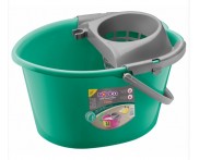 BALDE PLÁSTICO OVAL COM ESPREMEDOR 14 L BETTANIN REF. 1384 COD. 20015